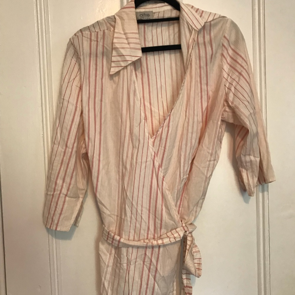 Striped Wrap Shirt